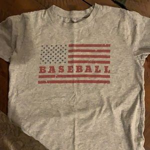 Boy’s Baseball with 🇺🇸 Tee